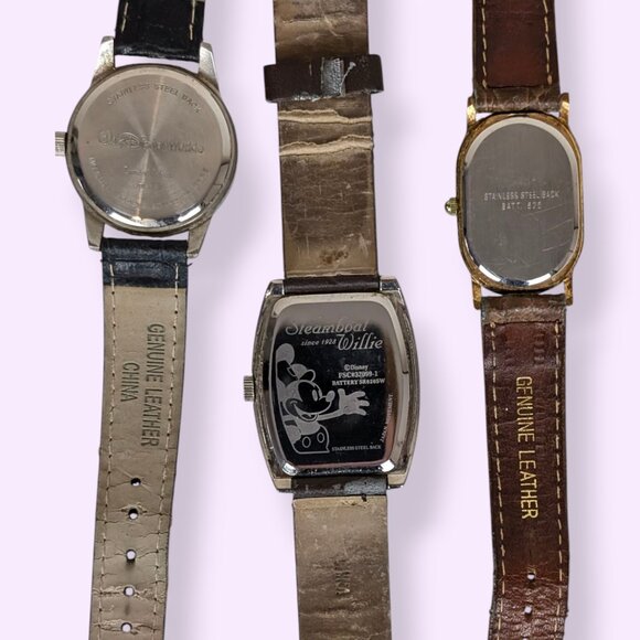 Set of 5 Mickey Mouse Disney Watches - As Is - Picture 5 of 7